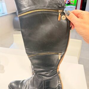 Stylish Black Over the Knee Boots